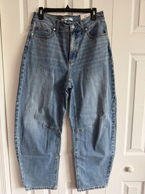Lands' End Light Blue Barrel Jeans
